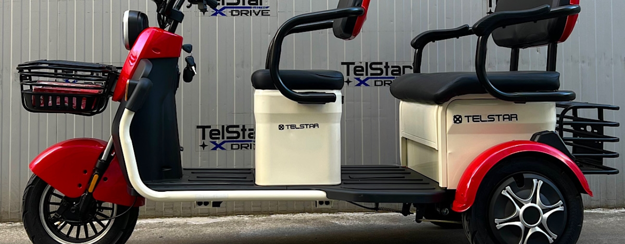 Триместна електрическа триколка 005.4 карго 2000W 23Ah