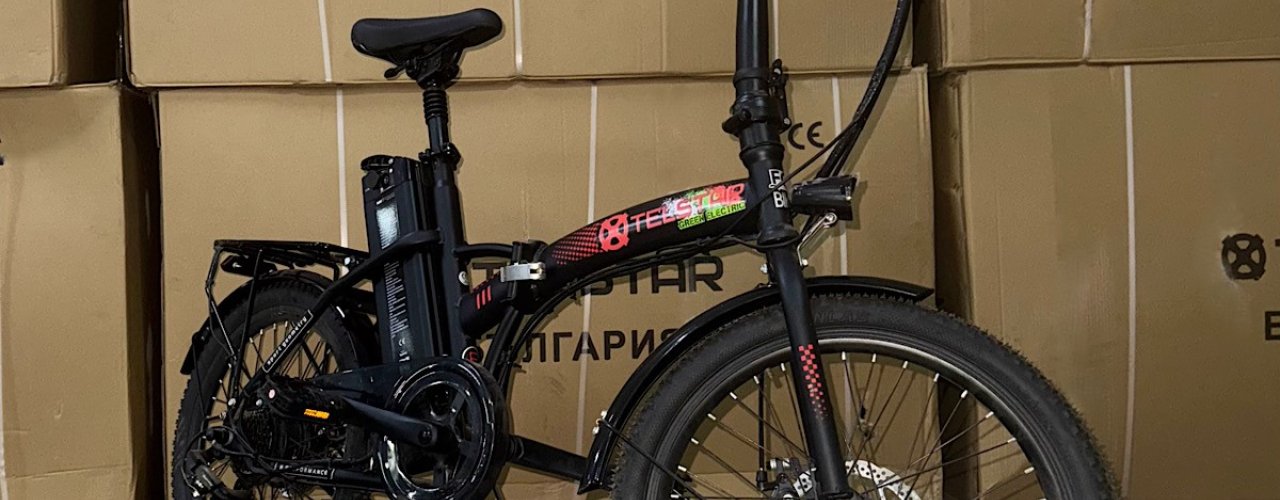 Сгъваем градски електрически велосипед E- BIKE TELSTAR-010 2025