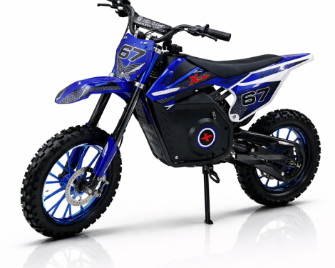 Детски електрически кросов мотор X-TREM Kid Ktm Style TELSTAR 1200W 36V 12Ah нов модел снимка 