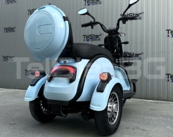 Електрическа триколка 2+1 750.1 ТИП VESPA STYLE с диференциал Нов модел снимка 132