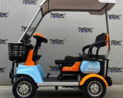 Електрическа четириколка Luxor 1500W 23Ah триместна с покрив Нов модел 2025 снимка 183