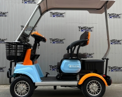 Електрическа четириколка Luxor 1500W 23Ah триместна с покрив Нов модел 2025 снимка 183