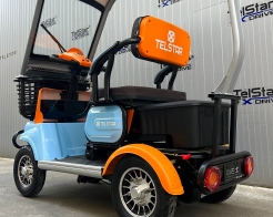 Електрическа четириколка Luxor 1500W 23Ah триместна с покрив Нов модел 2025 снимка 183