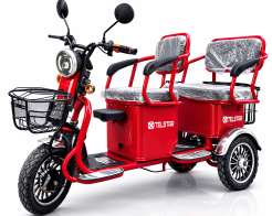 Карго четириместна електрическа триколка TS-005.3 1400W Нов модел 2026 снимка 24